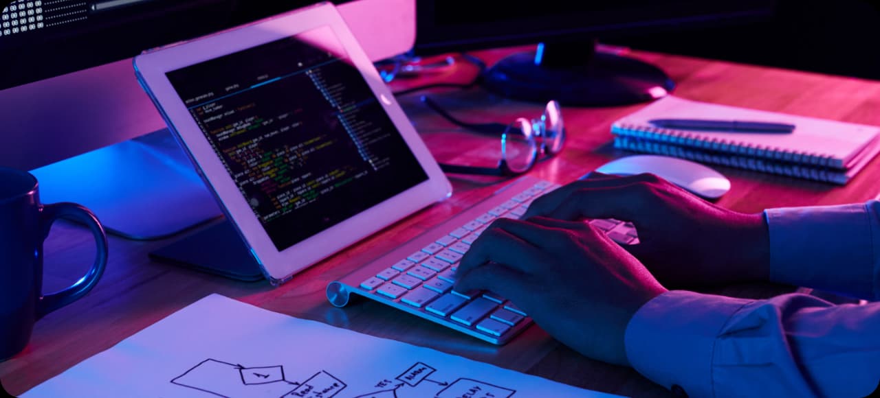 Empowering digital solutions illustration